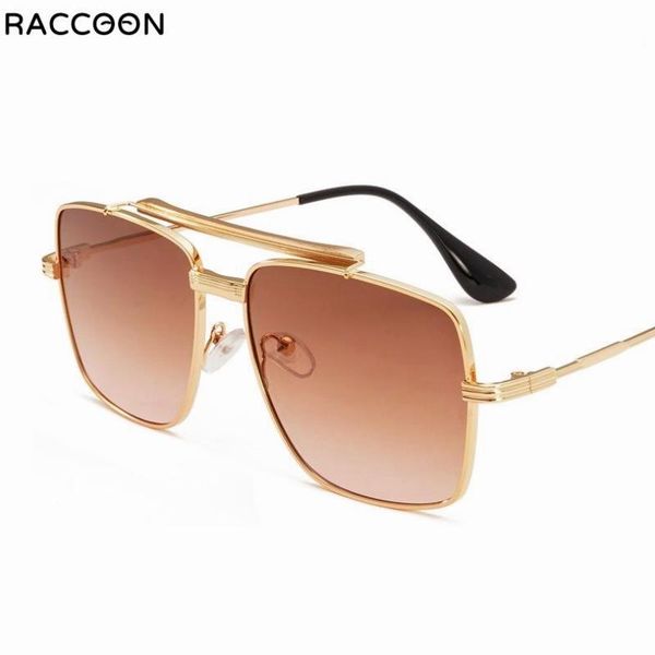 

sunglasses fashion cool hood pilot style gradient square frame design metal brand sun glasses eyeglasses driving uv400 m, White;black