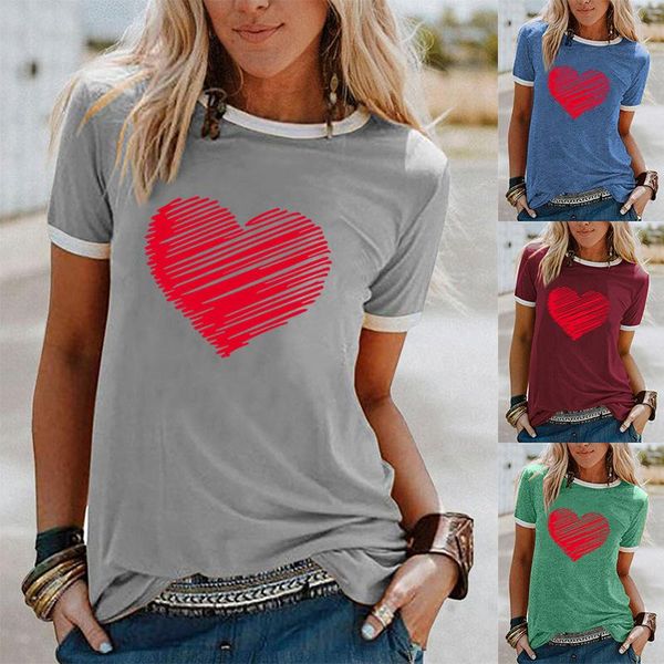 

women's t-shirt pattern summer short-sleeved cartoon hd printed, White