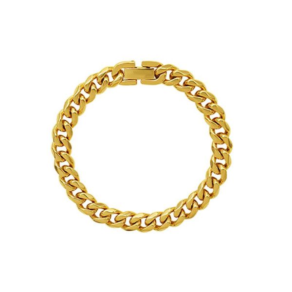 

bangle fysara 2021 stainless steel jewelry unique design 8mm thick watch clasp bangles minimalist statement summer bracelets, Black