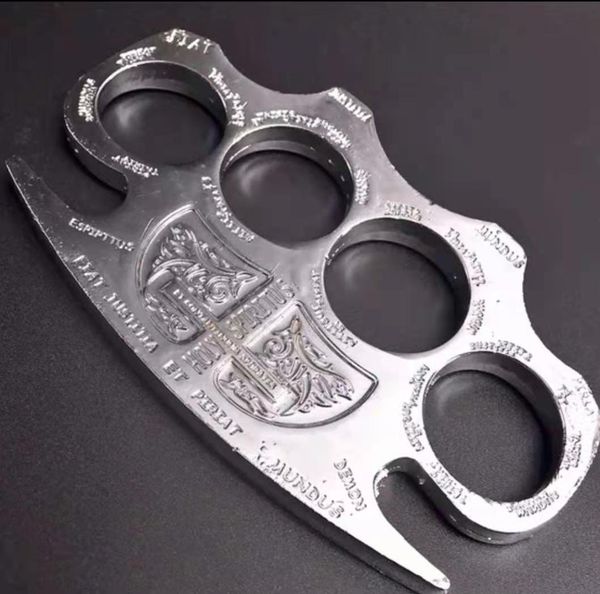 

alloy window breaker hand clasp weapon ring self defense concealed weapon defense escape totem finger tiger four fingers 2038