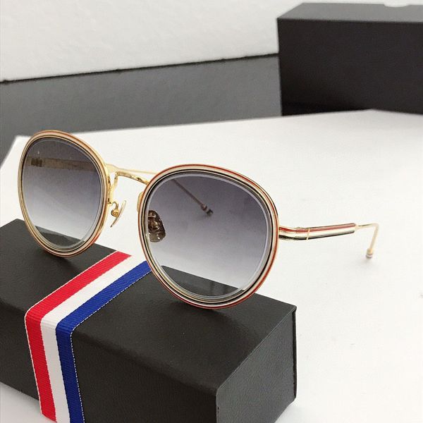 

tb118 sunglasses 2021 new arrivals american optical black round brand name eyeglass frames designer eye frame spectacles glasses mens for wo, White;black