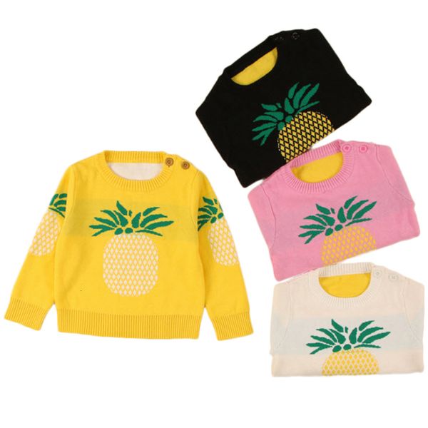 

children sweaters girls pullover knitted coat pineapple baby cardigan clothing knit pattern infant casual toddler long sleeve, Blue