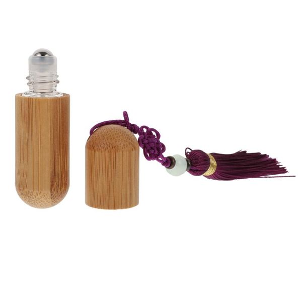 

storage bottles & jars chinese style tassel bamboo bottle perfume essential oil sub-bottle