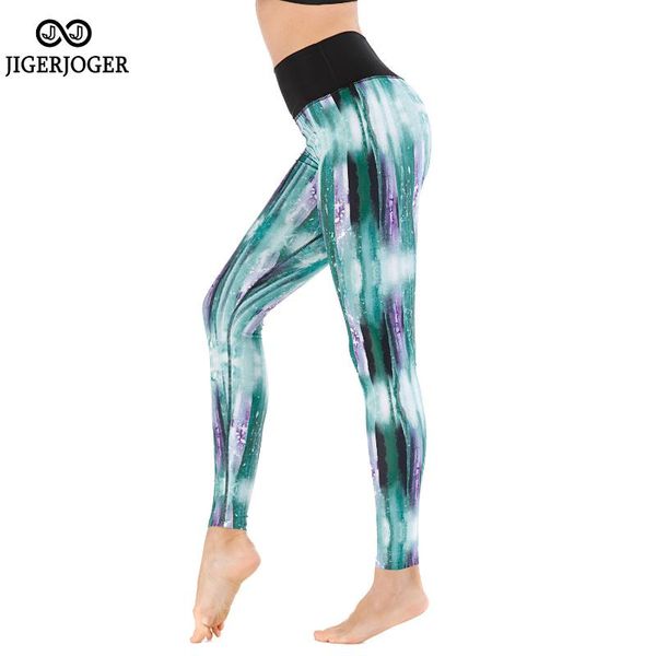 

jigerjoger women's yoga pants running designer tights compression workout plus size gym leggings women teal blue joggers leggins, White;red