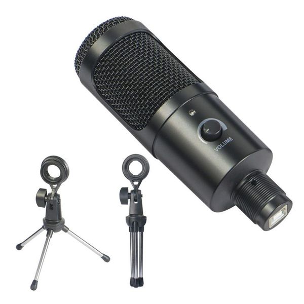 

metal usb condenser recording microphone for lapcardioid studio recording karaoke computer microphone with