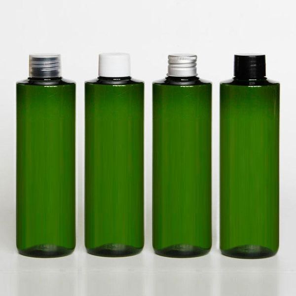 

storage bottles & jars 30pcs/lot 250ml multicolor vial blue white green makeup plastic pet travel set containers with screw cap