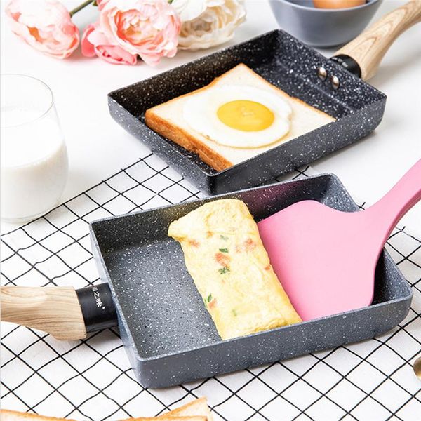 

pans non-stick smokeless omelette pan tortilla pancake rectangular kitchen wok cooking baking cookware