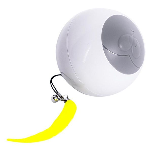 

cat toys 1pc smart led luminous leak food interactive (grey)