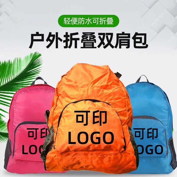 

outdoor bags travel backpack students receive folding school waterproof sports shoulder custom for men and women