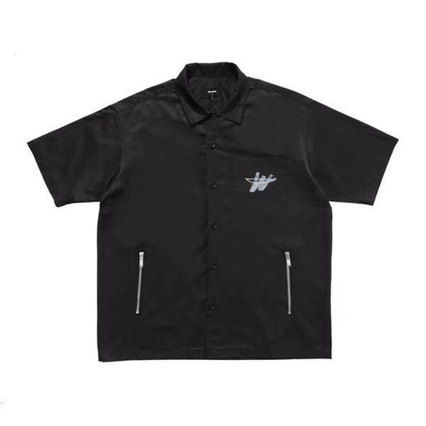 

2021 new oversize we11done shirts men women 1:1 view printing we11 done welldone shirt 77kv, White