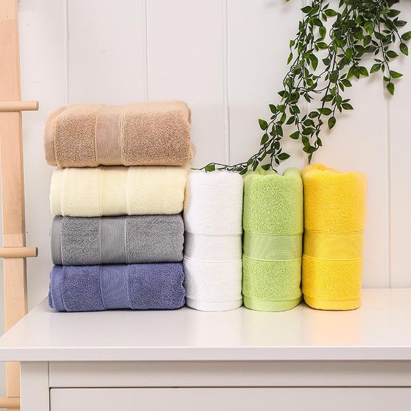 

towel 100% cotton face shower towels bath for adults washcloths high absorbent home el thicken