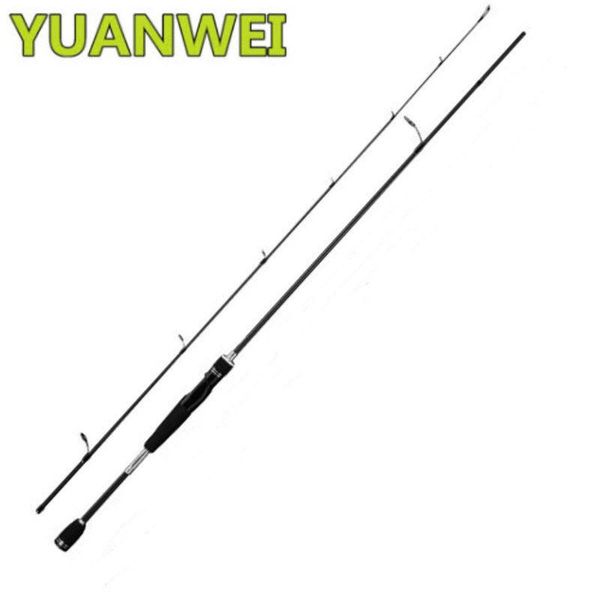 

boat fishing rods yuanwei 1.8m 2.1m spinning rod 2 sections eva handle 99% carbon vara de pesca sic guide ring lure
