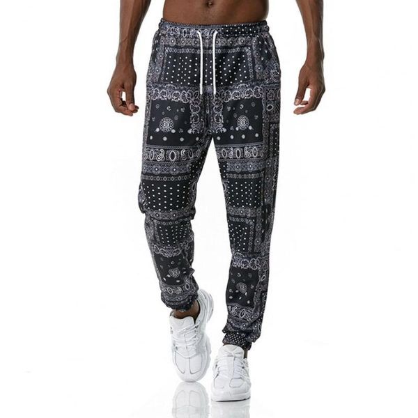 

men's pants sweatpants trousers running stretch waist breathable polyester jogging xz78 size 35-40, Black