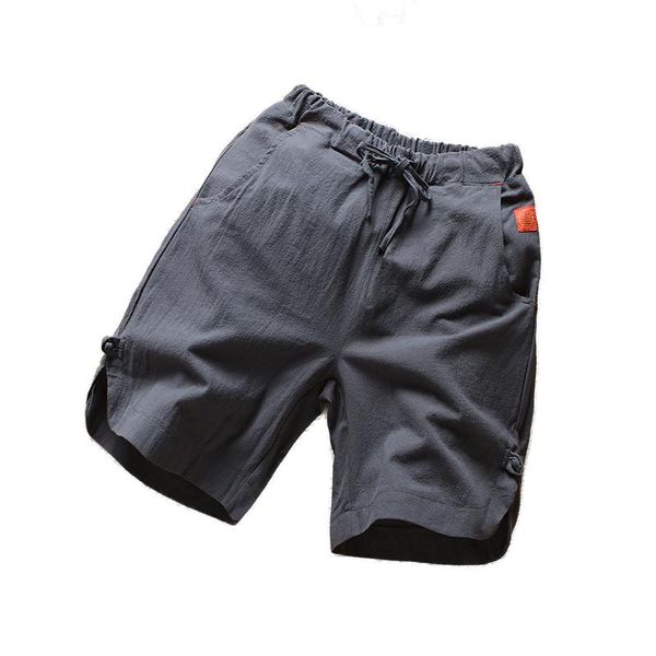 

men's shorts brand white cotton linen men summer male bermuda casual board short pants man big size harajuku wp13, White;black