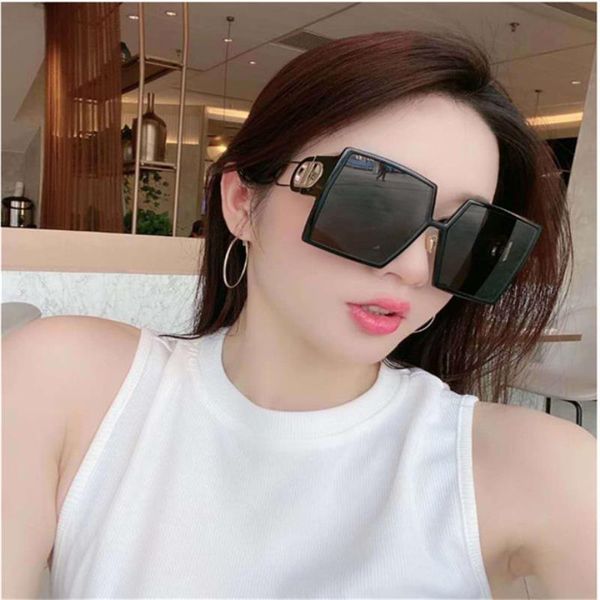 

oversize square sun famale fashion sunglasses frame glass x large women a07 mirrored sunglass eu us vintage big flat glasses style tmoe, White;black