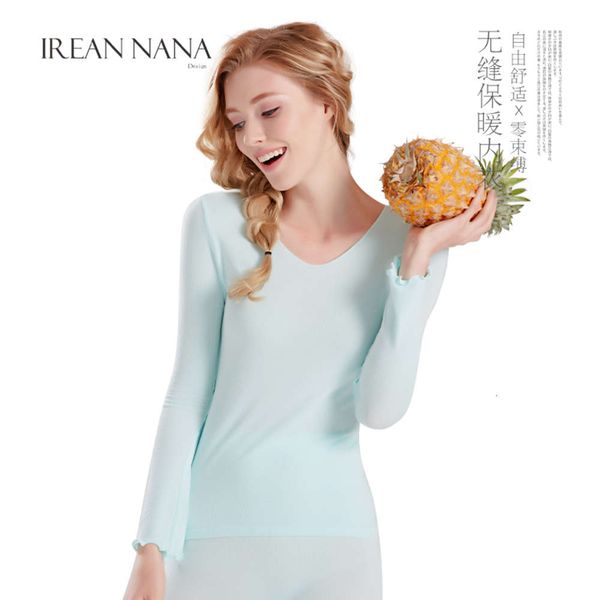 

underwear women's winter autumn trousers suit long sleeve v-neck bottom coat girl students' warm and thickened outer, Black;pink