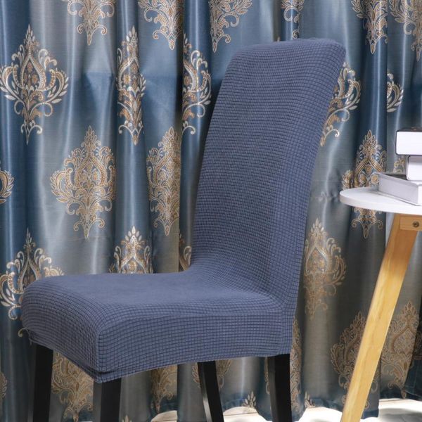 Fodere per sedie Fodera in jacquard solido Fibra elastica utilizzata per matrimoni Ristorante Ufficio Banchetto Concubina