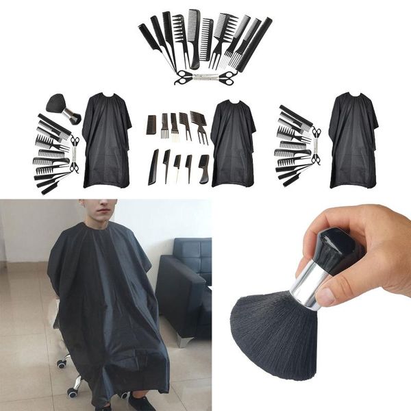 

hair brushes professional beauty hairdresser hairdressing combs haircut set, Silver