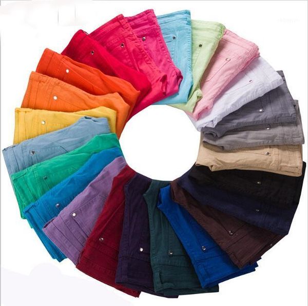 

high waist jeans women fashion autumn style casual candy color pencil legging skinny pants trousers jeans for women 20191, Blue