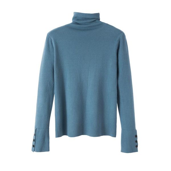 

women's sweaters 2021 autumn and winter warm fashion turtleneck sweater women casual long sleeve slim-knit female knitted jumper, White;black