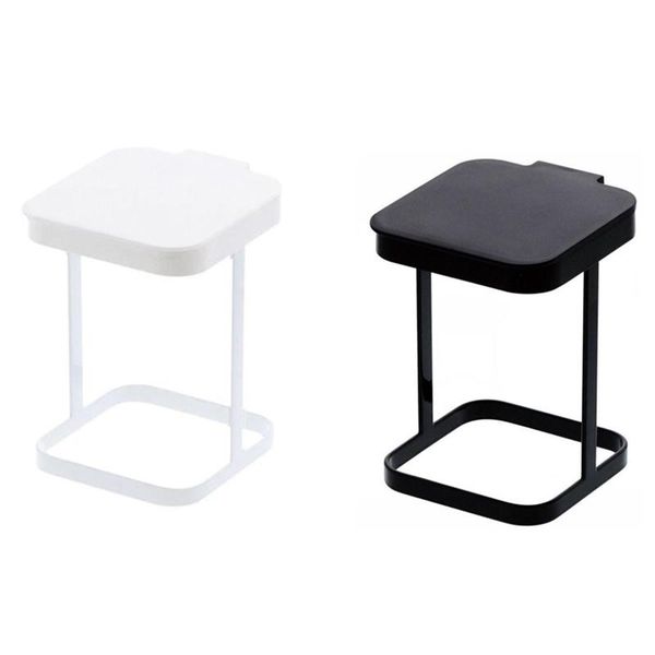 

waste bins home kitchen living room deskflip trash can iron minimalist style storage bucket practical garbage bag holder