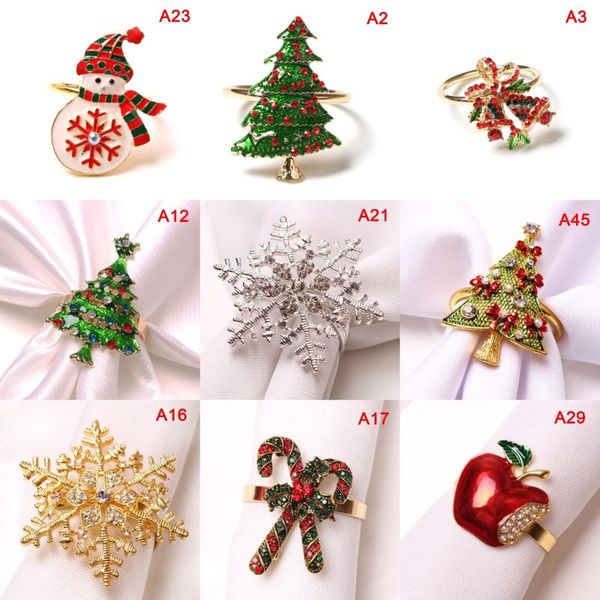 

napkin rings 46 styles christmas holder for holiday table decoration elk buckle