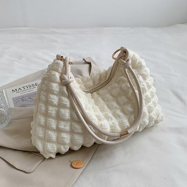 

evening bags swdf bag high capacity big designer soft cloth shoulder for women 2021 winter simple fashion lady travel handbags tote