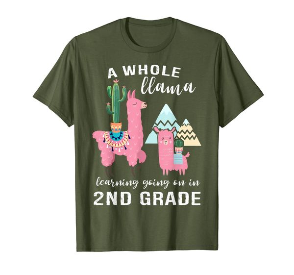 

Llama Cactus 2nd Grade Teacher Funny T Shirt Back To School T-Shirt, Mainly pictures