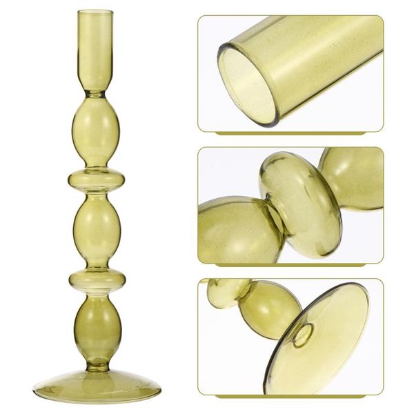 

candle holders 1 pc romantic holder glass candlesticks retro deskdecor