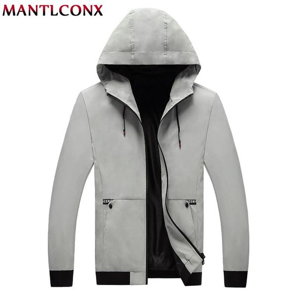 

men's jackets mantlconx 2021 hooded jacket men autumn casual zipper mens big size overcoat baseball thin coats male m-8xl, Black;brown