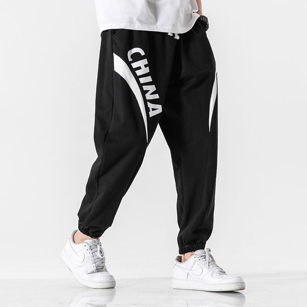 

2021 spring black autumn green fashionable casual runners sweatpants male sweat pants zf24