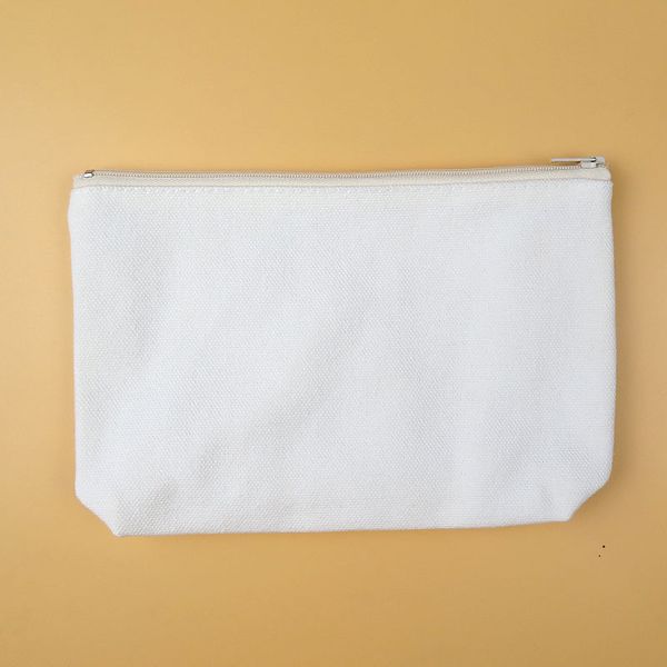

cotton thick zippered makeup bag for ladies