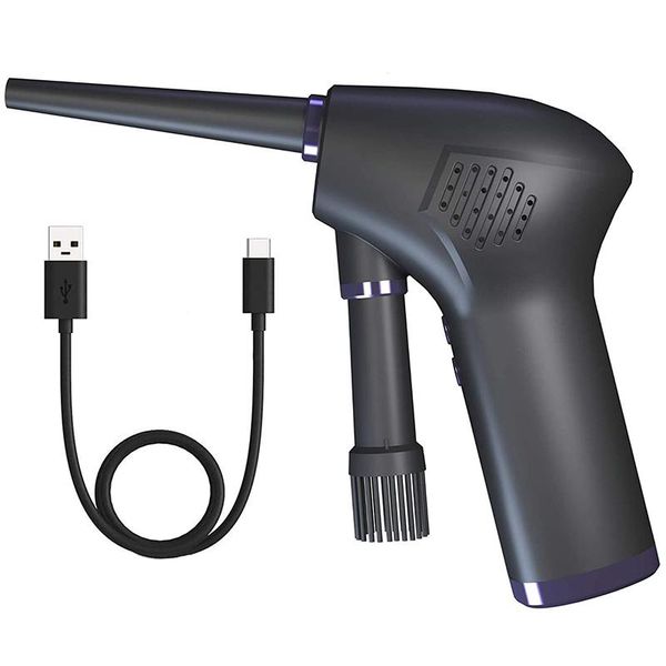 

vacuum cleaners compressed air duster, 45000 rpm rechargeable cleaning can for keyboard computer utility room car interior