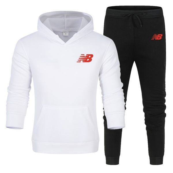 

2021 sports plush hoodie men's casual sweater women's suit, Black