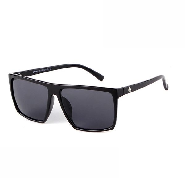 

fashion driving glasses square retro frame sunglasses, Black