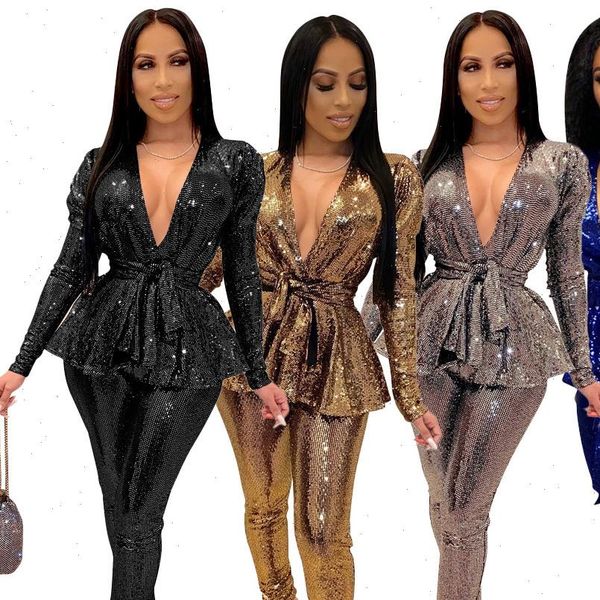 

felyn arrival casual european 2 womens tracksuits pieces set letters hooded sports suits bb306, Gray