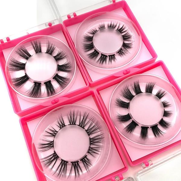 

false eyelashes natural eyelashes1 box segmented wispy fluffy thick lashes handmade eye extension