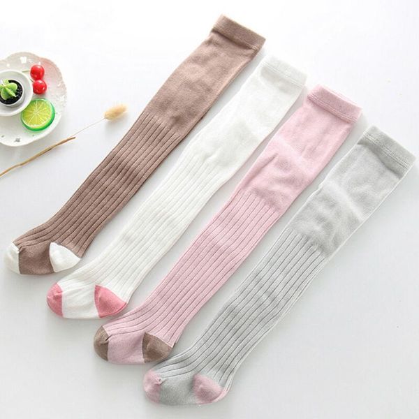

footies soft baby girls warm cotton tights pantyhose kids stockings 0-6t, Blue