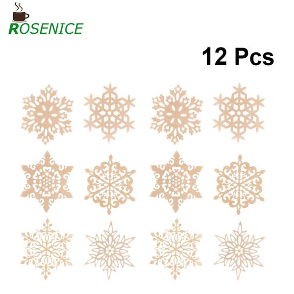 

mats & pads 12pcs snowflake cup creative placemats for table decor