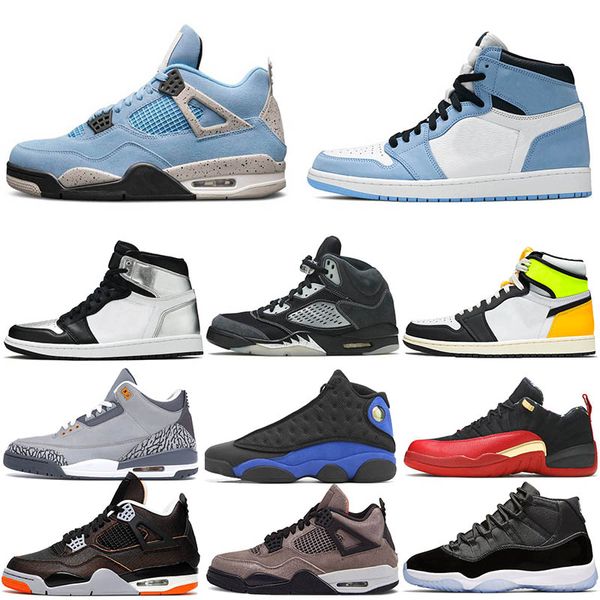 

jumpman 3 men basketball shoes university blue silver toe green metallic opti yellow neutral grey 13 factory footwear sports sneakers