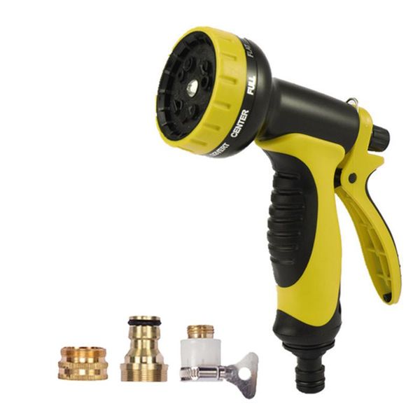 

watering equipments 10 modes adjustable water gun garden magic hose nozzle sprayer sprinkler high pressure car wash cleaning set