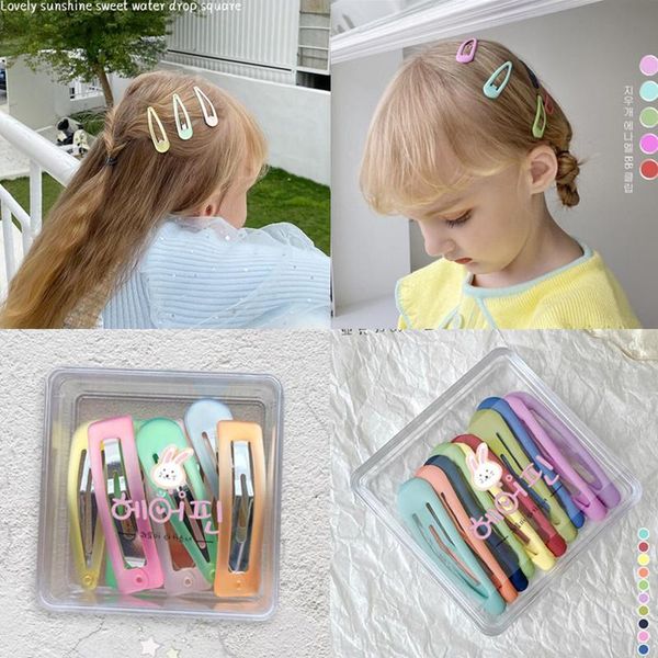 

hair accessories 2021 durable bb hairpins for children gifts girls clips pins barrettes hairclip headdress, Slivery;white