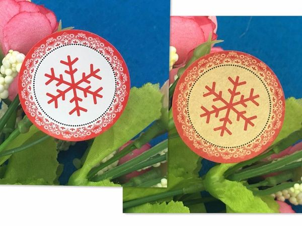 

gift wrap 3.5cm kraft sticker labels merry christmas snow stickers love gifts/boxes self-adhesive baking seal forcake/gift/candy