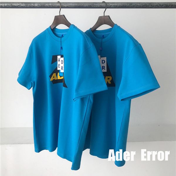

2021 new error t-shirt men women 1:1 quality adererror marking tee star embroidered ader stitching short sleeve ewwd, White;black