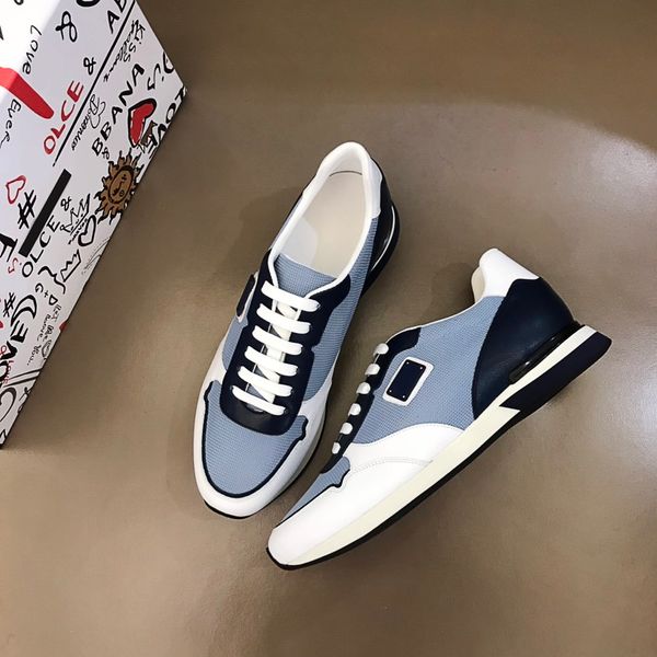 

2021 mens chaussures shoe beautiful platform casual sneakers luxury designers shoes true leather solid colors dress shoe size 38-44, Black