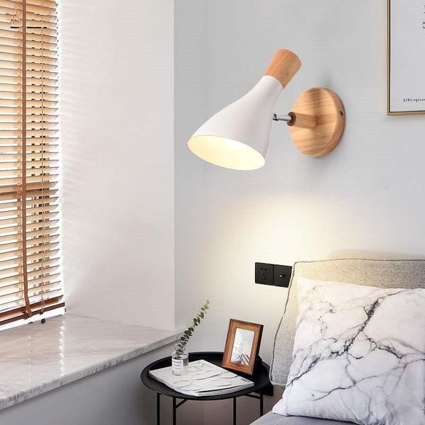 

wall lamp bedroom living room dining study light metal and wooden