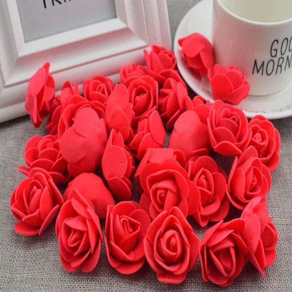 

100pcs artificial flowers pe foam roses head fake bear handmade wedding home decoration for scrapbook gift box di jllnrt