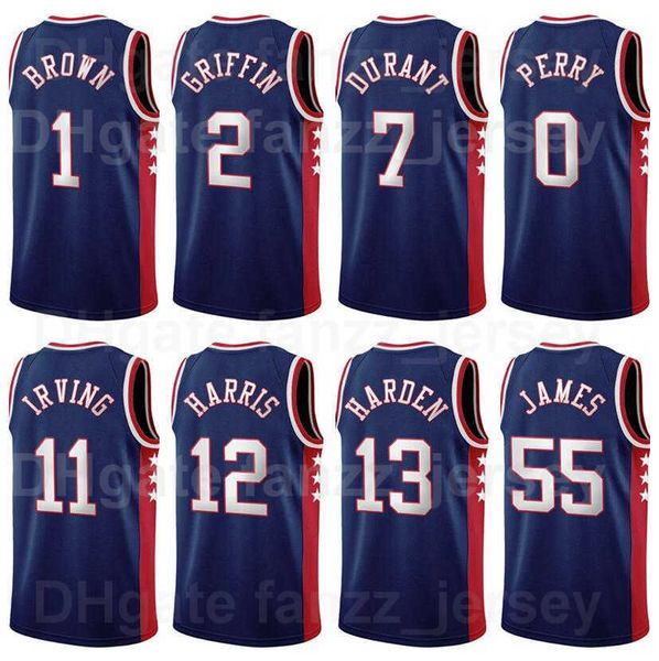 

screen printed basketball nicolas claxton jersey 33 timothe luwawu-cabarrot 9 patty mills 5 dayron sharpe cameron thomas 8 lamarcus aldridge, Black;red