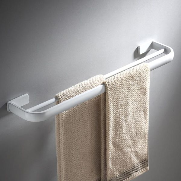 

towel racks wall tack rail holder bathroom kitchen shelf organizer 57x11cm