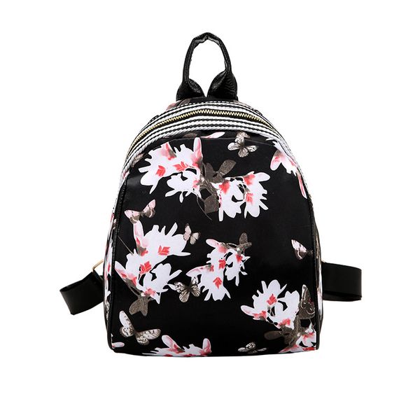 

school printed fashion nylon bags girls college travel mini pop backpack